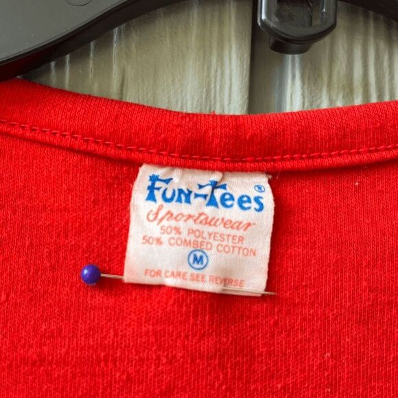 Rare Vintage 70s Friends of the River Tee Single Stitch Nature Graphic Shirt M - Picture 2 of 10